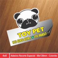 Adesivo Corte Especial - 90x130mm - 4x0 - 500 Unidades