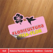 Adesivo Corte Especial - 50x80mm - 4x0 - 100 Unidades