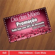 Banner com Ilhós - 700x1200mm - 4x0 - 1 Unidade